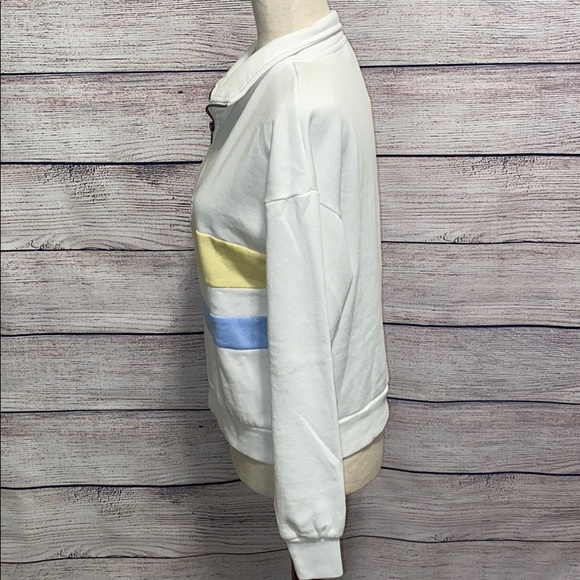 HPPIE ROSE WOMEN'S 1/4 ZIP SWEATSHIRT SIZE SMALL - Picture 2 of 5